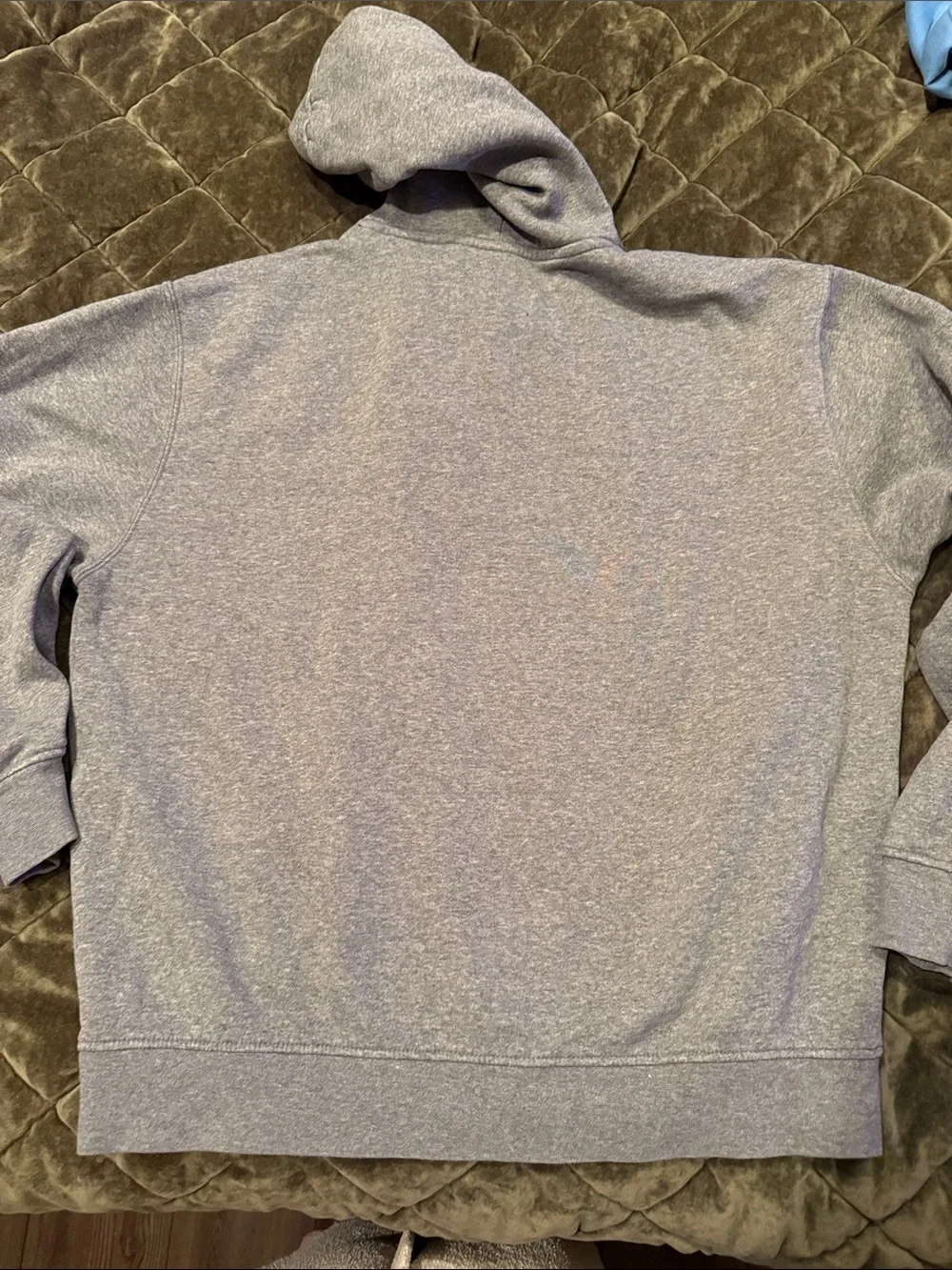 Jordan Heather Gray Pullover Hoodie with White Jumpman
